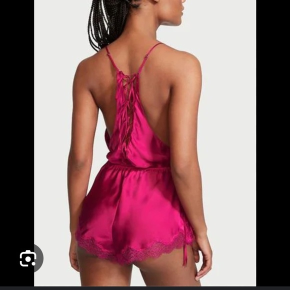 Victoria Secret Satin Romper - Picture 1 of 6
